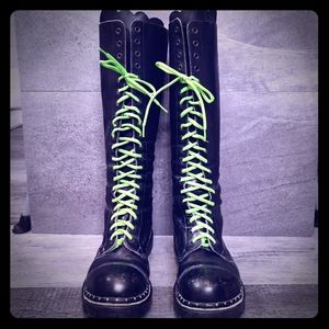 Black 20 hole original gripfast steel toe boots